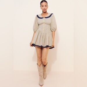 ✨SOLD✨ Free People Need To Know cream mini dress